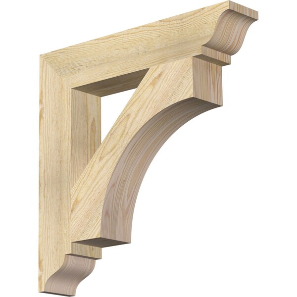 Ekena Millwork Westlake Traditional Rough Sawn Bracket, Douglas Fir, 4"W x 22"D x 22"H BKT04X22X22WTL01RDF - main